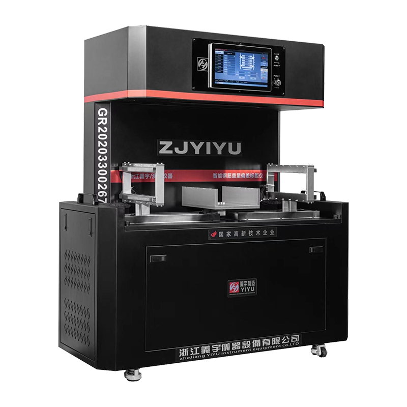 Inteligentny przyrząd do oznaczania odchyleń ciężaru pręta stalowego i długości miernika